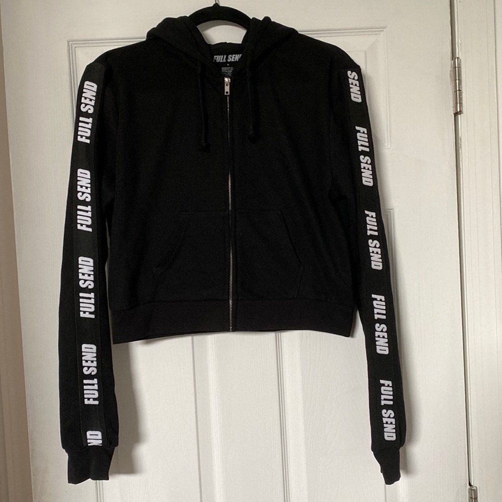 full send zip up hoodie size XL